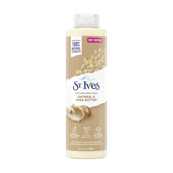 Oatmeal & Shea Butter Plant-Based Natural Body Wash Soap