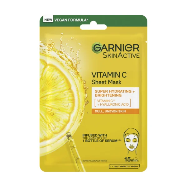 SkinActive Moisture Bomb Vitamin C Sheet Mask