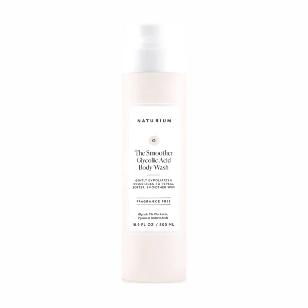 the Smoother Glycolic Acid Exfoliating Body Wash